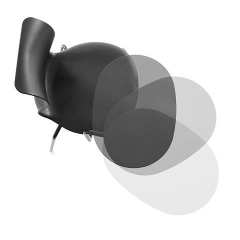 pro chair vierstern aluminiumgestell mit rollen