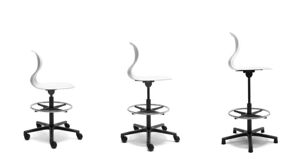pro chair swivel frame counter foot ring