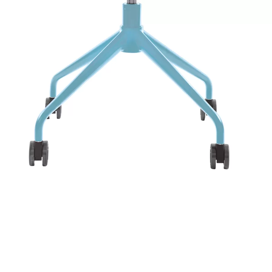 FLÖTOTTO - PRO ARMCHAIR Vierstern-Aluminiumgestell mit Rollen