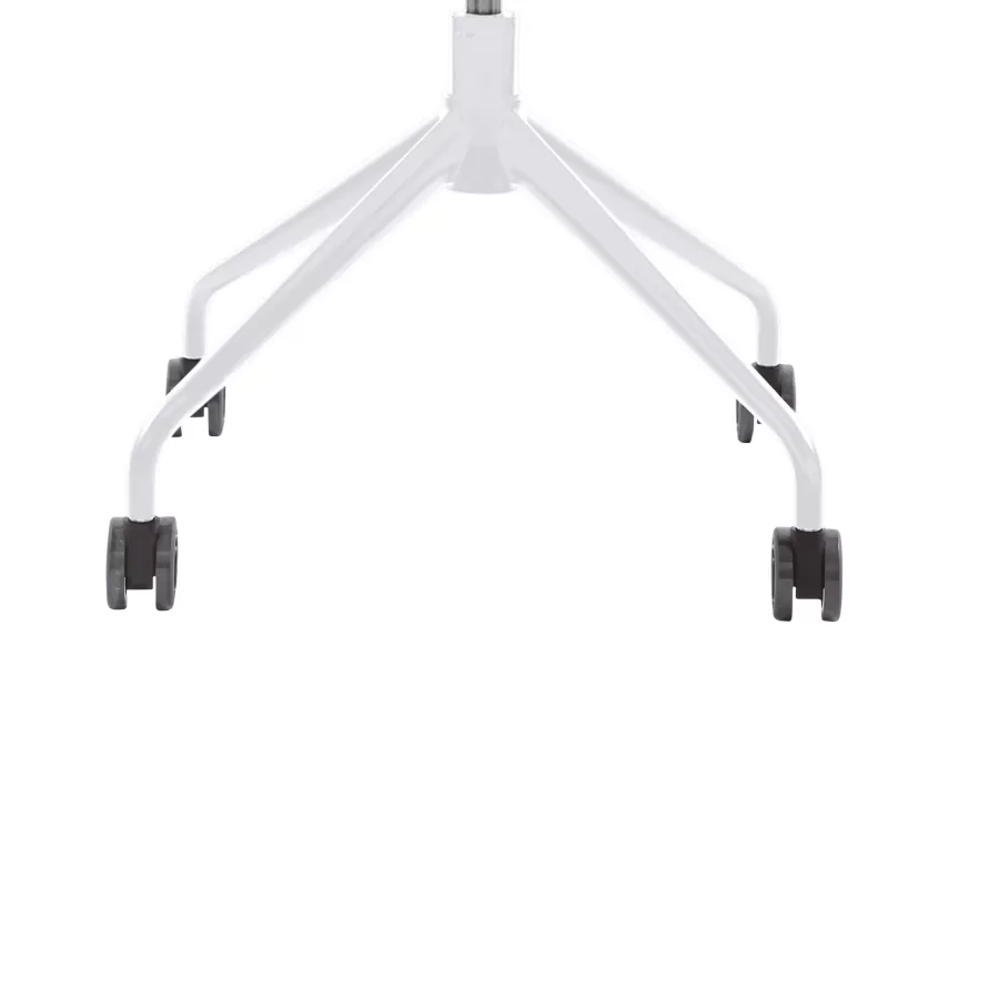 FLÖTOTTO - PRO ARMCHAIR Vierstern-Aluminiumgestell mit Rollen