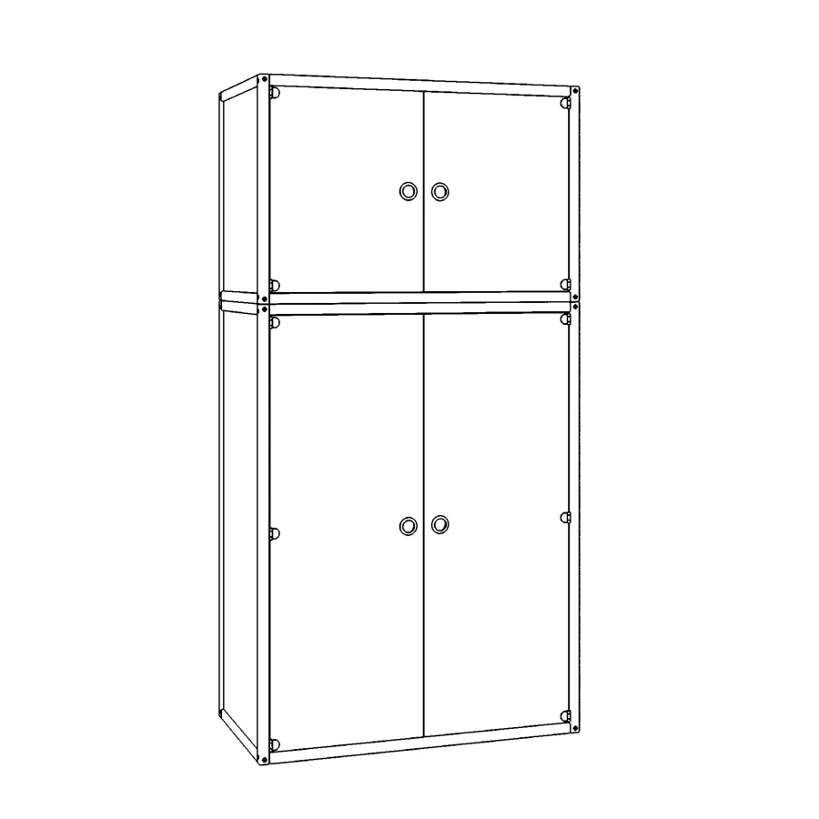 FLÖTOTTO - 8470 Container mit Doppeltür