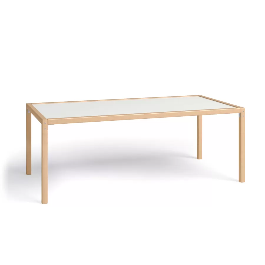 FLÖTOTTO - 8045 Couchtisch, Kindertisch mit eingefasster Platte