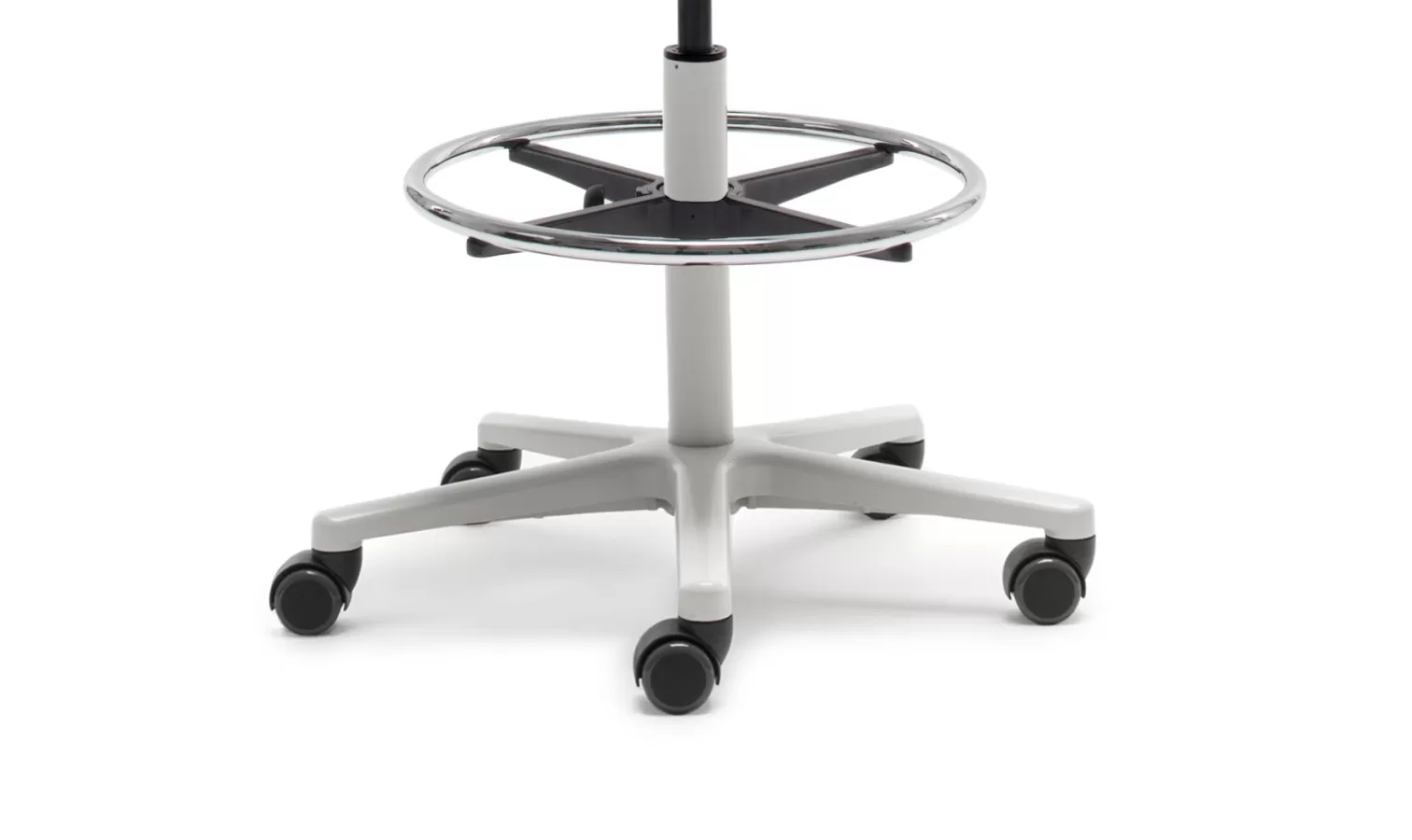 FLÖTOTTO - PRO STOOL Drehhocker high – Counterhöhe mit Fußring