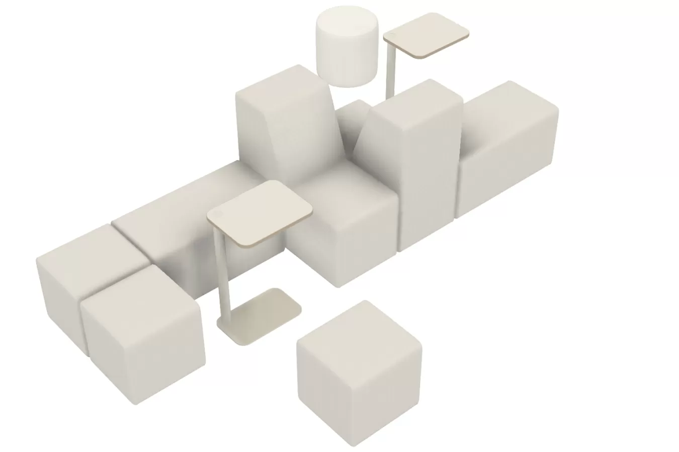 FLÖTOTTO - ACTIVE Säulenrohr für Ausstellungssystem