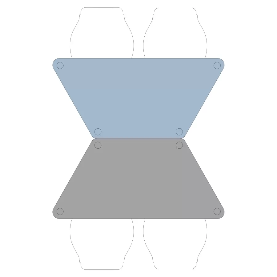 FLÖTOTTO - FLEX TABLE-Trapeztisch