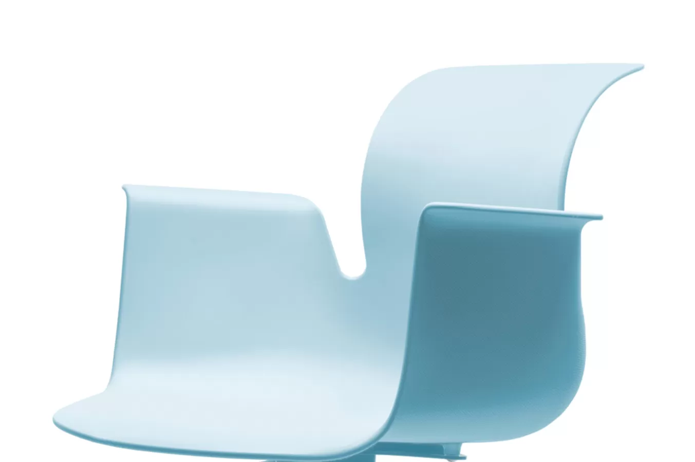 FLÖTOTTO - PRO ARMCHAIR Vierstern-Aluminiumgestell mit Rollen