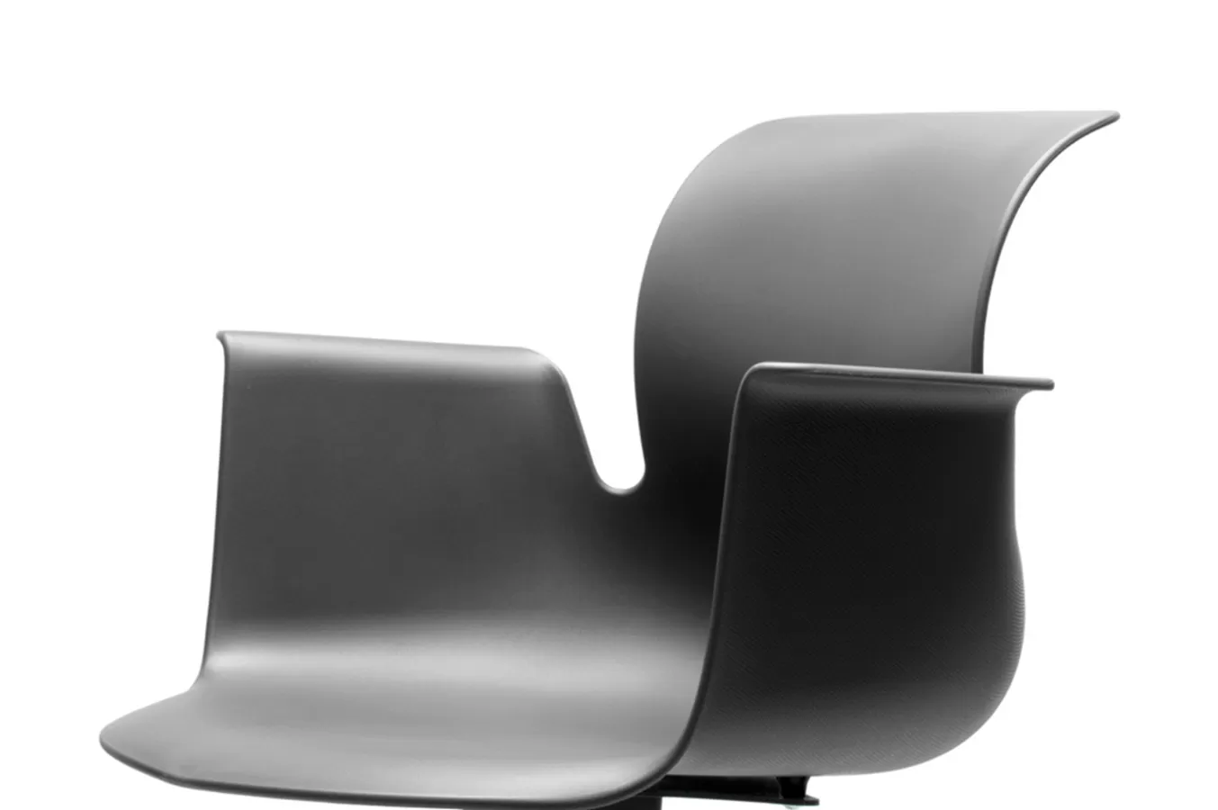 FLÖTOTTO - PRO ARMCHAIR Vierstern-Aluminiumgestell mit Rollen