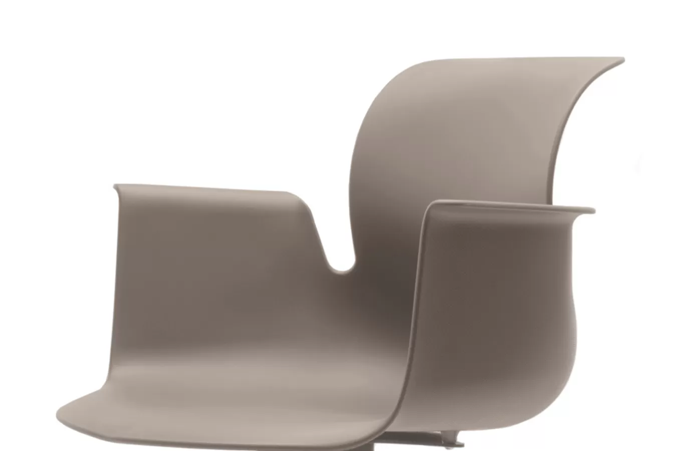 FLÖTOTTO - PRO ARMCHAIR Vierstern-Aluminiumgestell mit Rollen