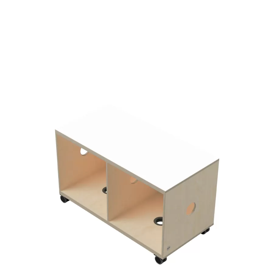 ACTIVE BOX 2 s deskou ACTIVE Whiteboard na podstavci ACTIVE Rolluntersatz FLÖTOTTO - ACTIVE Whiteboardplatte 40x40
