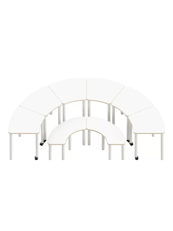 FLEX BENCH Segment 150 mit FLEX TABLE Segment 300 FLÖTOTTO - FLEX BENCH Segment 150