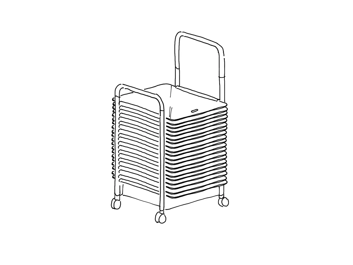 ANY is so simple and ingenious. Our ANY wall rail is shaped precisely so that our ANY board with its rubber grips fits into it and locks securely. Incidentally, all this happens completely silently and intuitively. FLÖTOTTO - ANY Kollektion