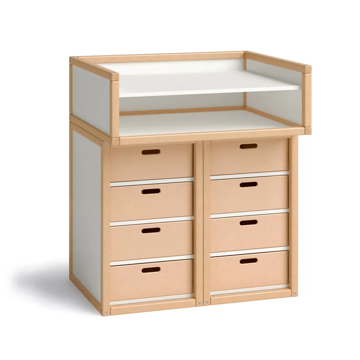 FLÖTOTTO - 8480 Wickelkommode mit Tür und Schubkästen