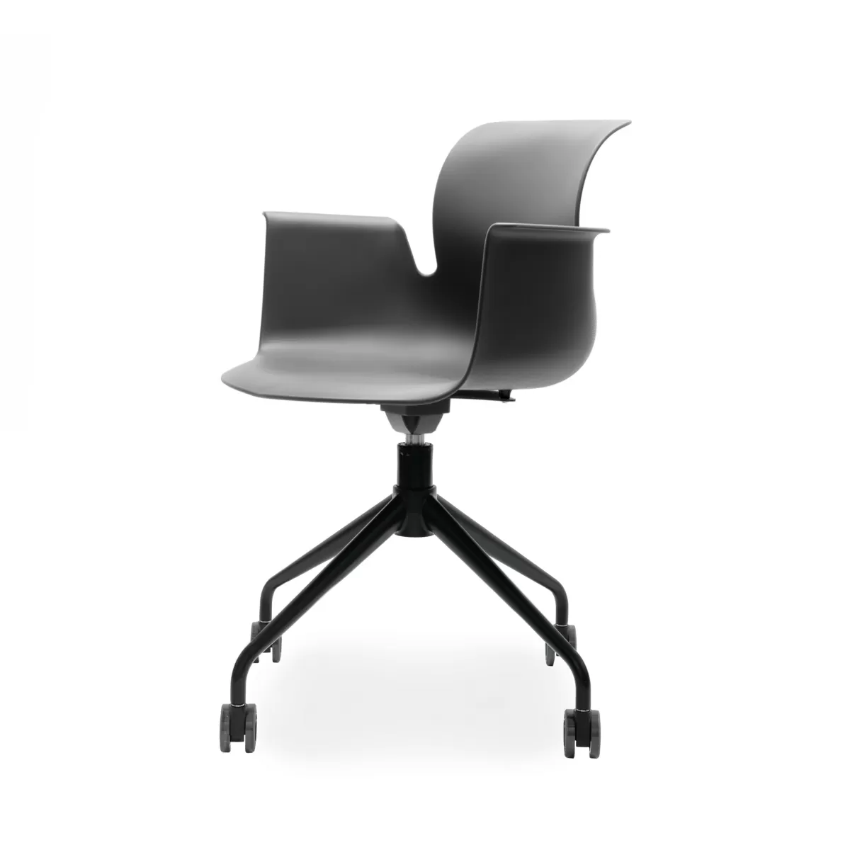 FLÖTOTTO - PRO ARMCHAIR Vierstern-Aluminiumgestell mit Rollen