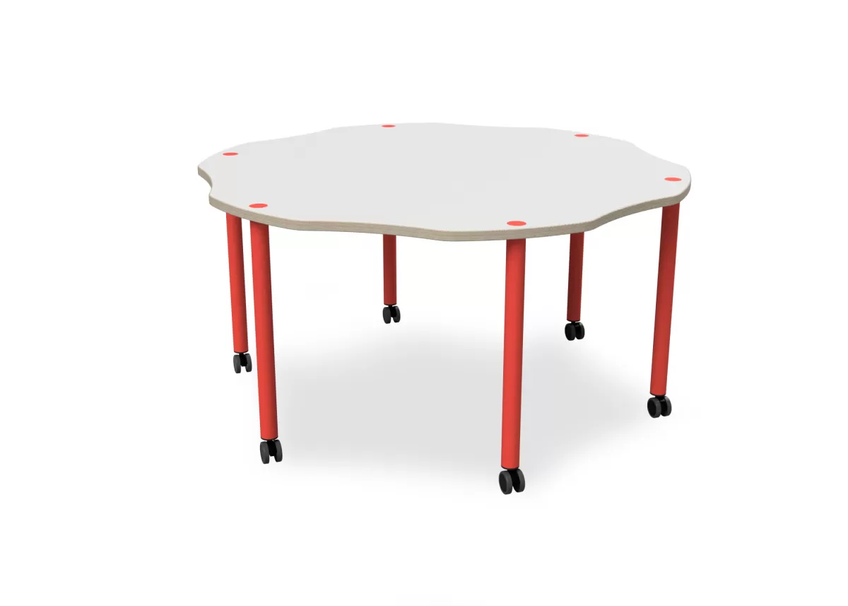 FLÖTOTTO - FLEX TABLE-Flower Gruppentisch