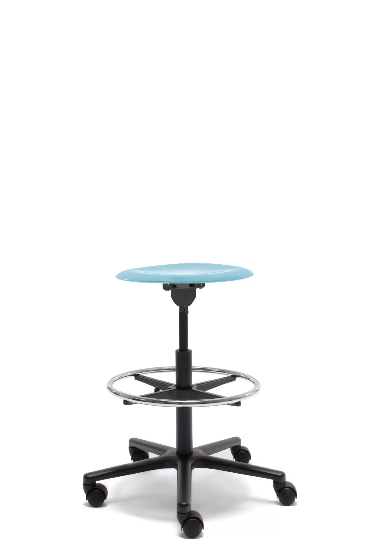 FLÖTOTTO - PRO STOOL Drehhocker high – Counterhöhe mit Fußring