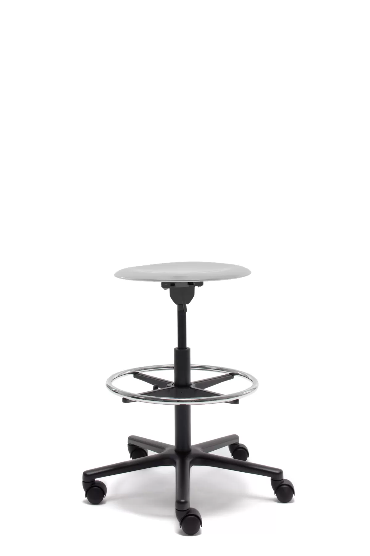 FLÖTOTTO - PRO STOOL Drehhocker high – Counterhöhe mit Fußring