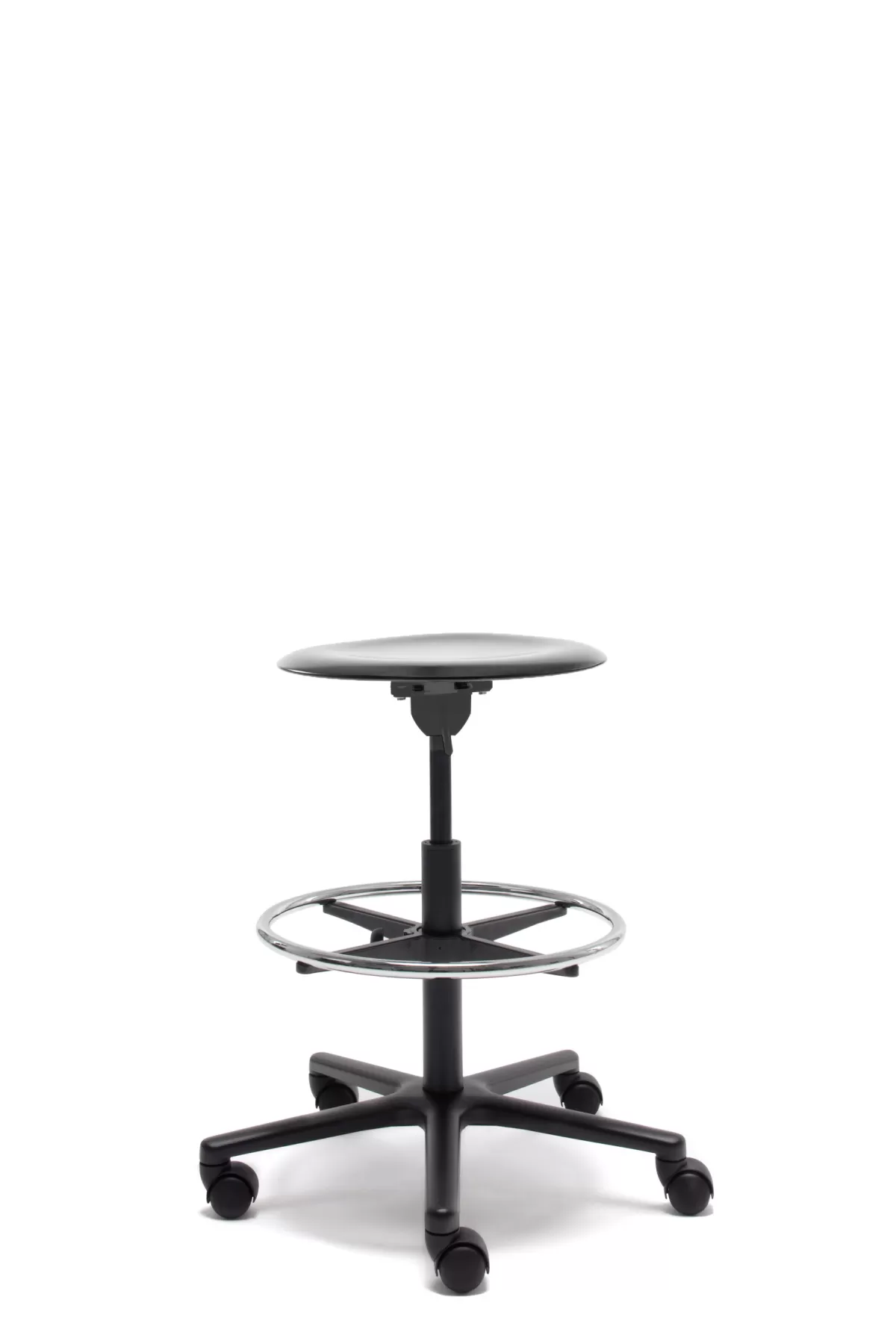 FLÖTOTTO - PRO STOOL Drehhocker high – Counterhöhe mit Fußring
