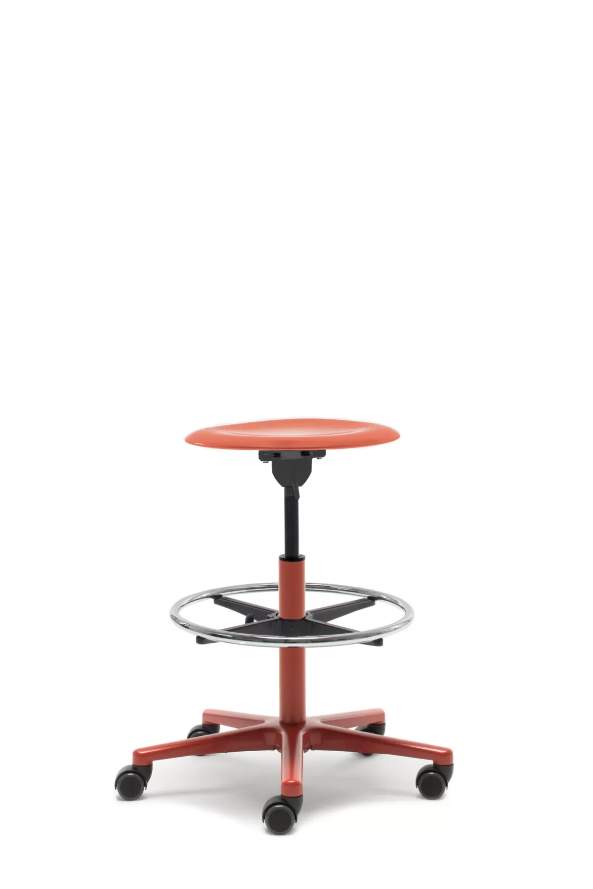 FLÖTOTTO - PRO STOOL Drehhocker high – Counterhöhe mit Fußring