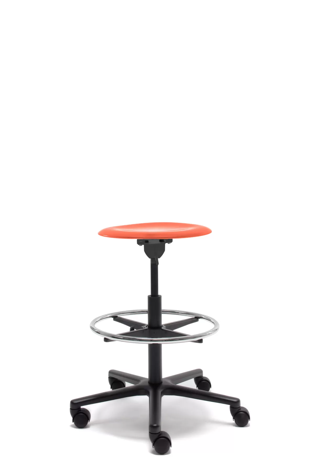 FLÖTOTTO - PRO STOOL Drehhocker high – Counterhöhe mit Fußring