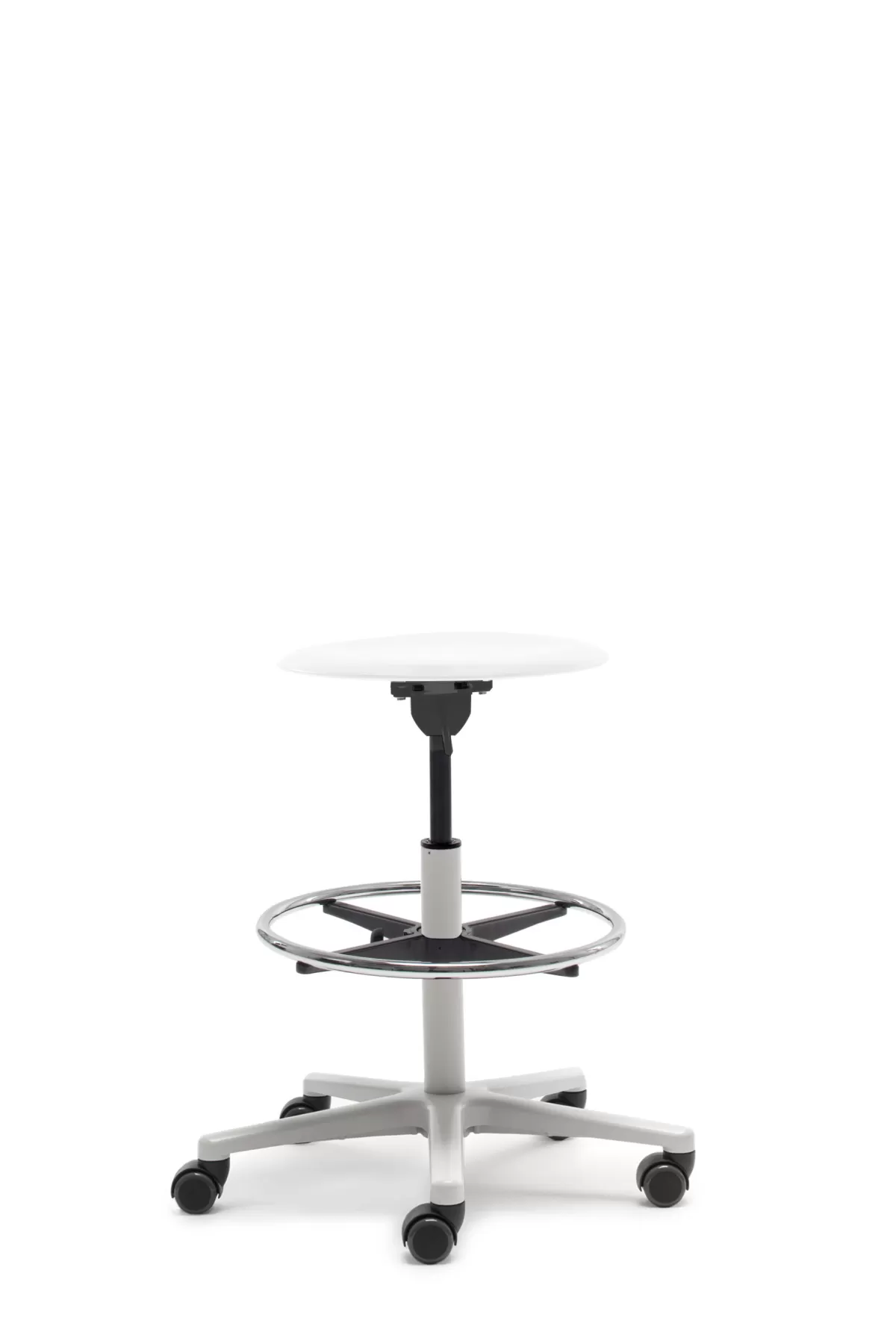 FLÖTOTTO - PRO STOOL Drehhocker high – Counterhöhe mit Fußring