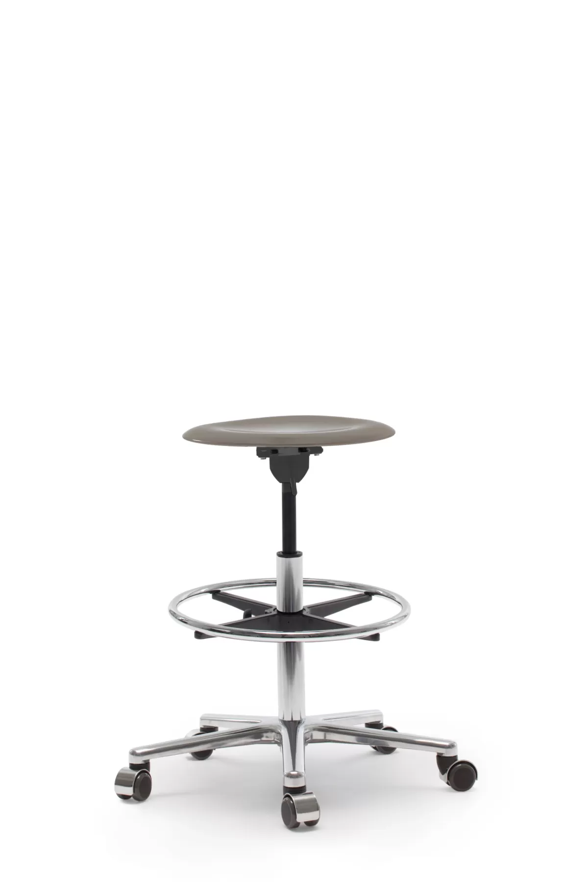FLÖTOTTO - PRO STOOL Drehhocker high – Counterhöhe mit Fußring