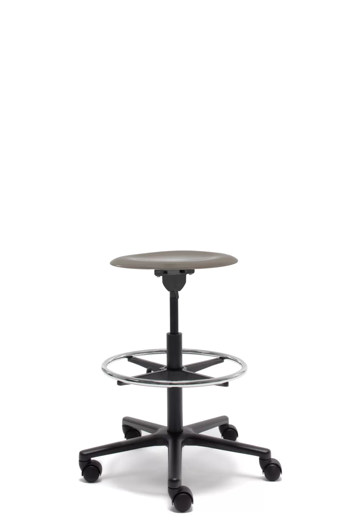 FLÖTOTTO - PRO STOOL Drehhocker high – Counterhöhe mit Fußring