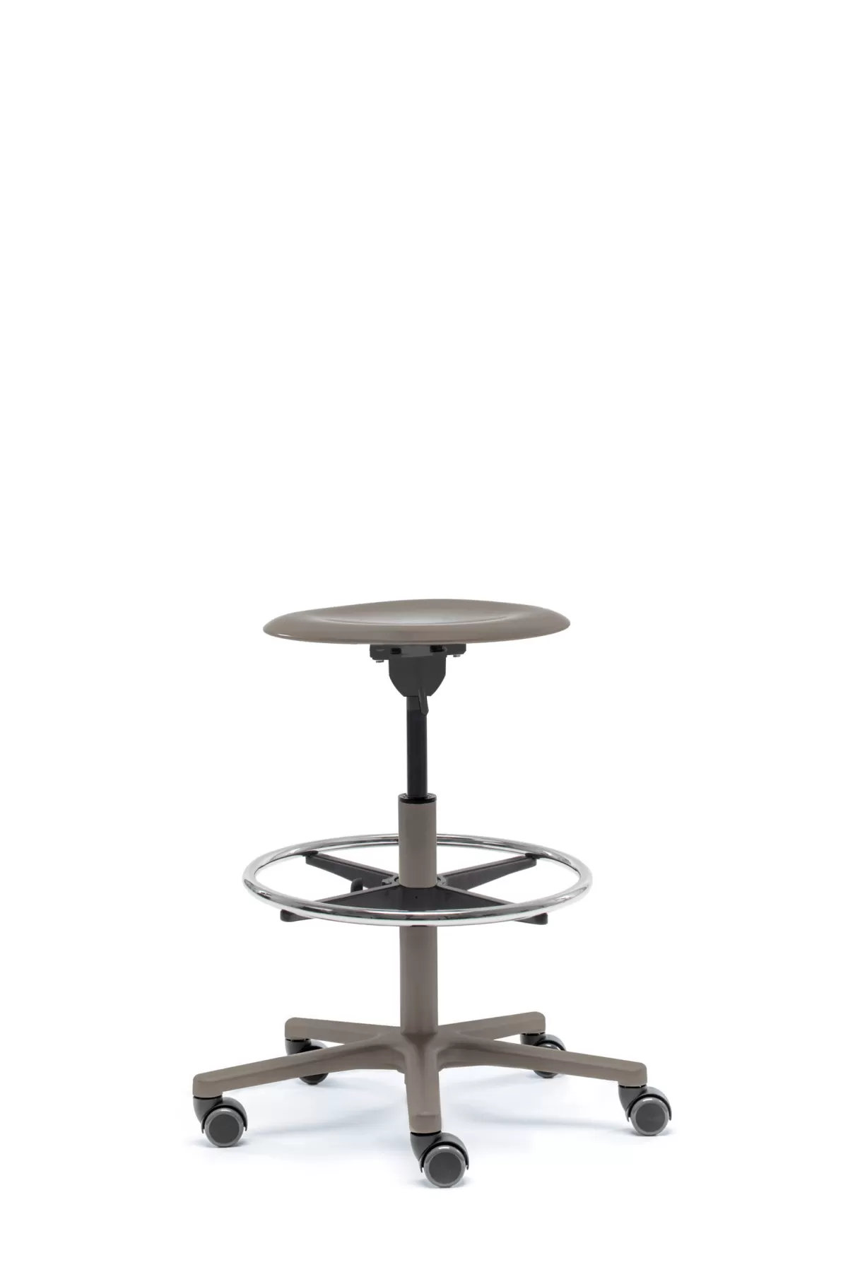 FLÖTOTTO - PRO STOOL Drehhocker high – Counterhöhe mit Fußring
