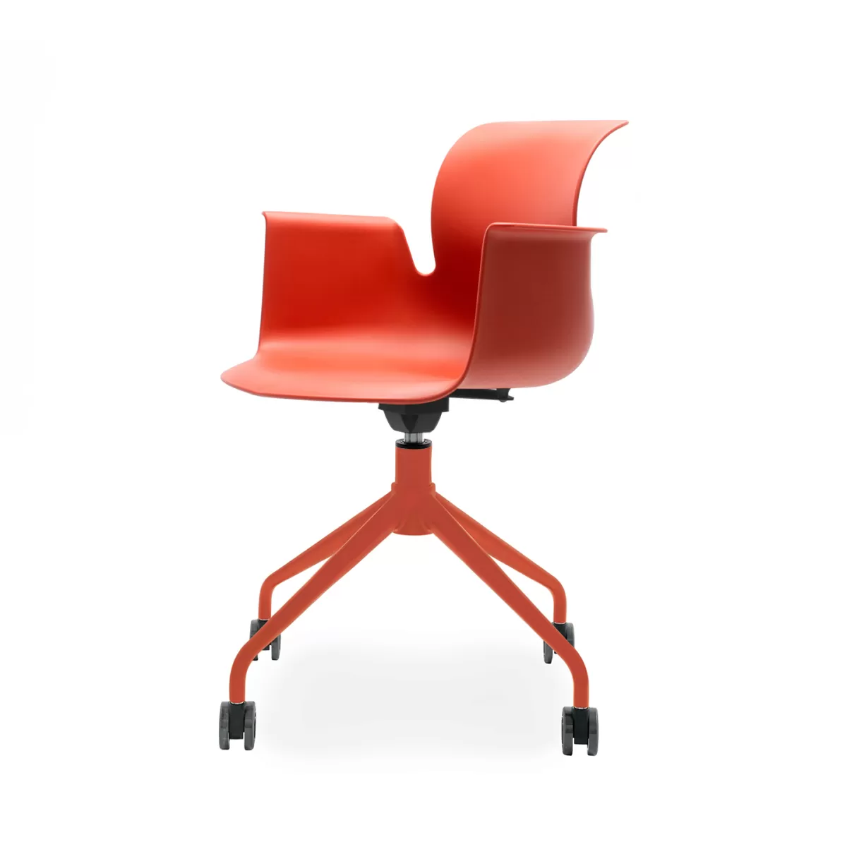 FLÖTOTTO - PRO ARMCHAIR Vierstern-Aluminiumgestell mit Rollen