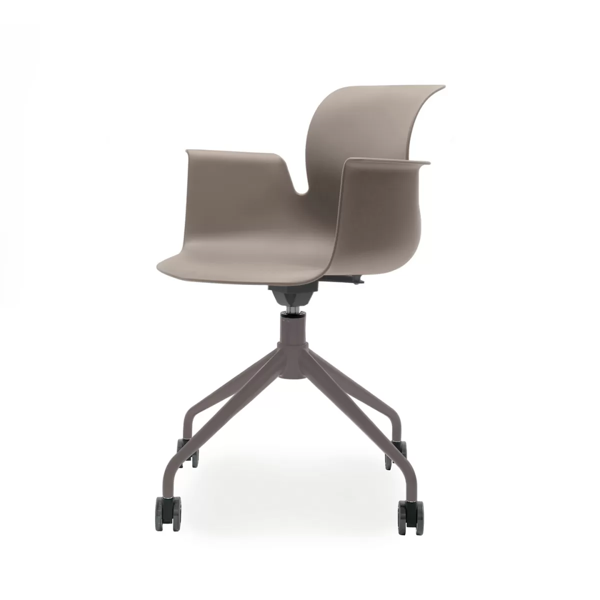 FLÖTOTTO - PRO ARMCHAIR Vierstern-Aluminiumgestell mit Rollen