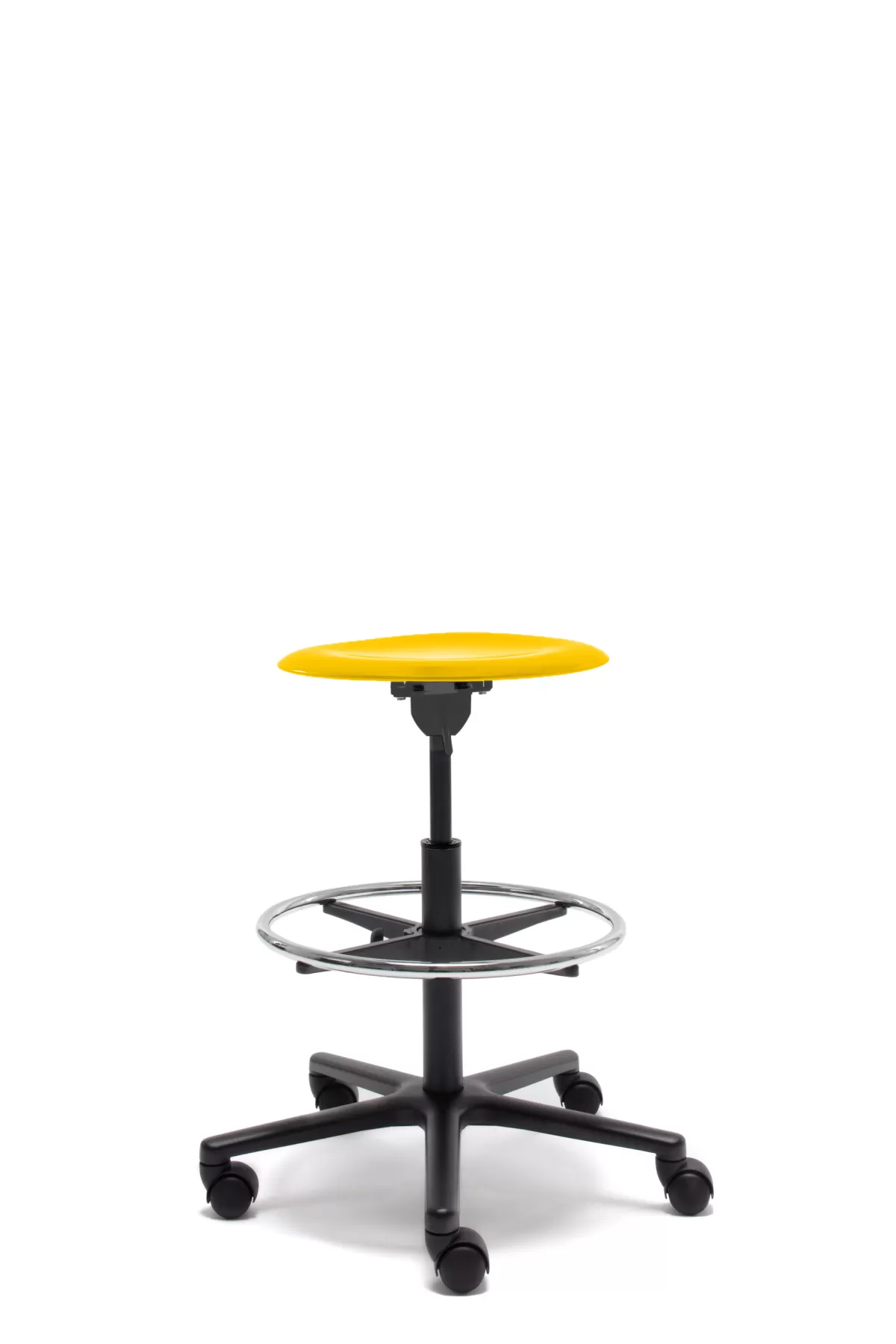 FLÖTOTTO - PRO STOOL Drehhocker high – Counterhöhe mit Fußring