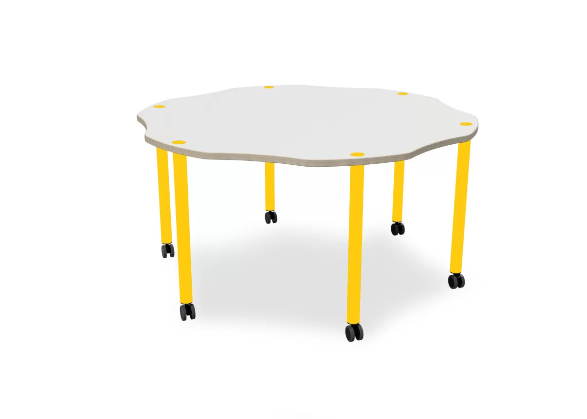 FLÖTOTTO - FLEX TABLE-Flower Gruppentisch