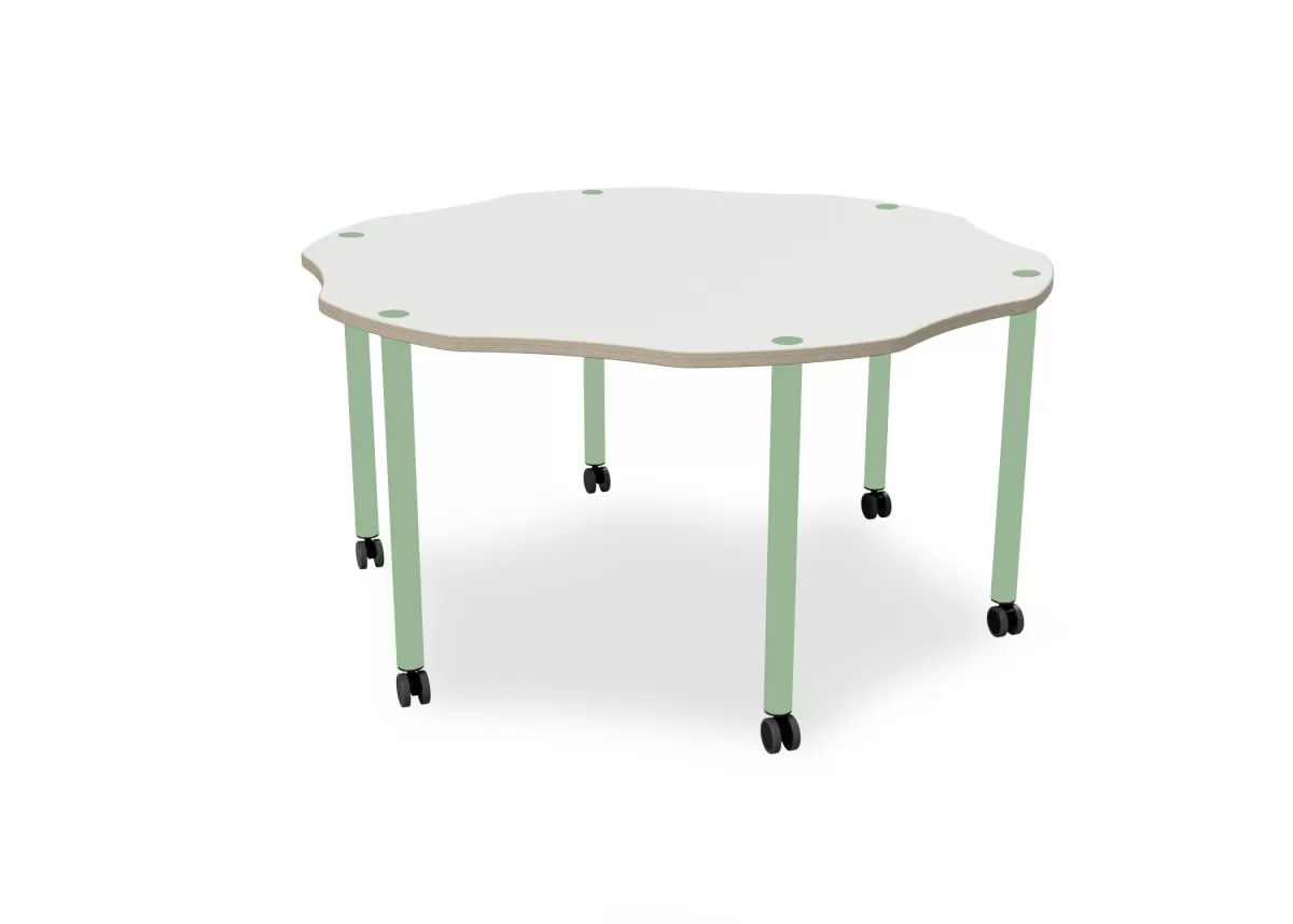 FLÖTOTTO - FLEX TABLE-Flower Gruppentisch