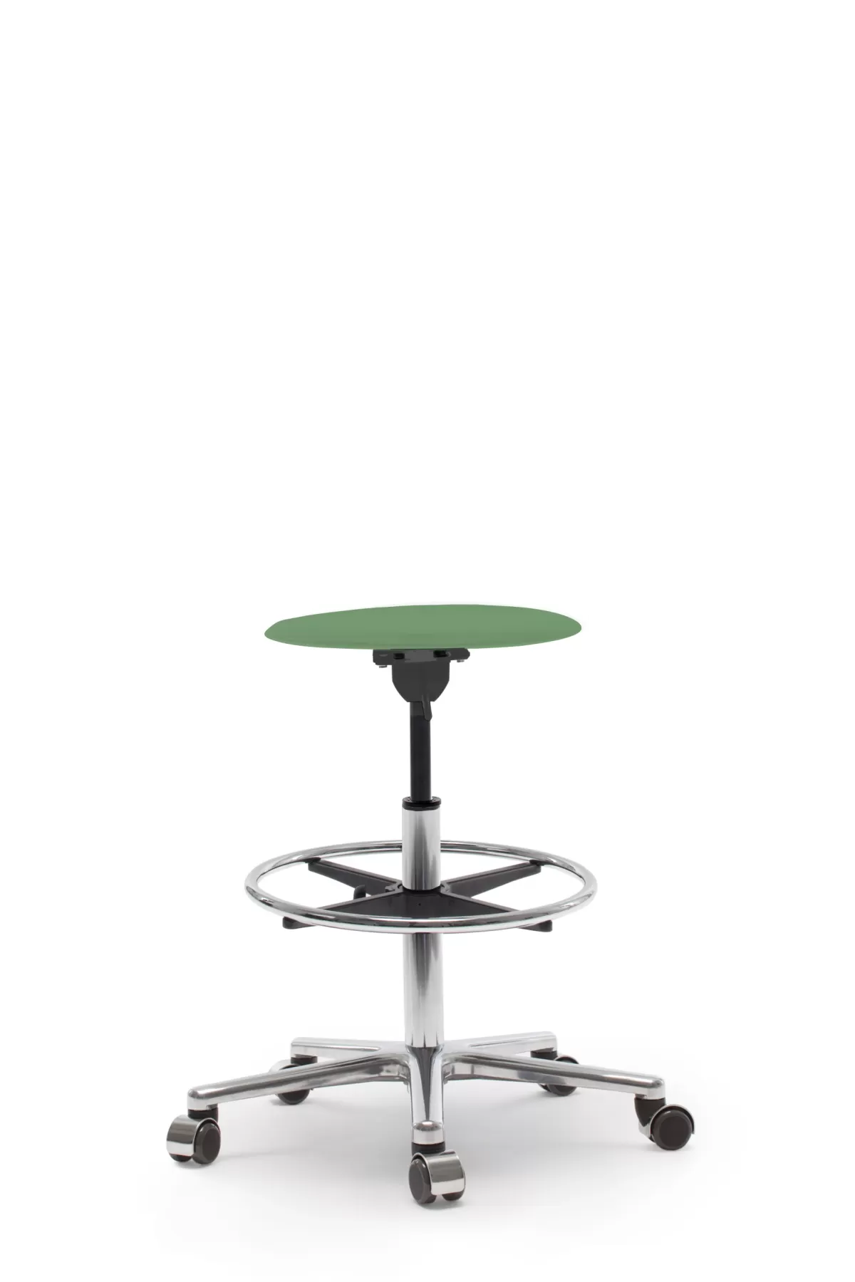 FLÖTOTTO - PRO STOOL Drehhocker high – Counterhöhe mit Fußring