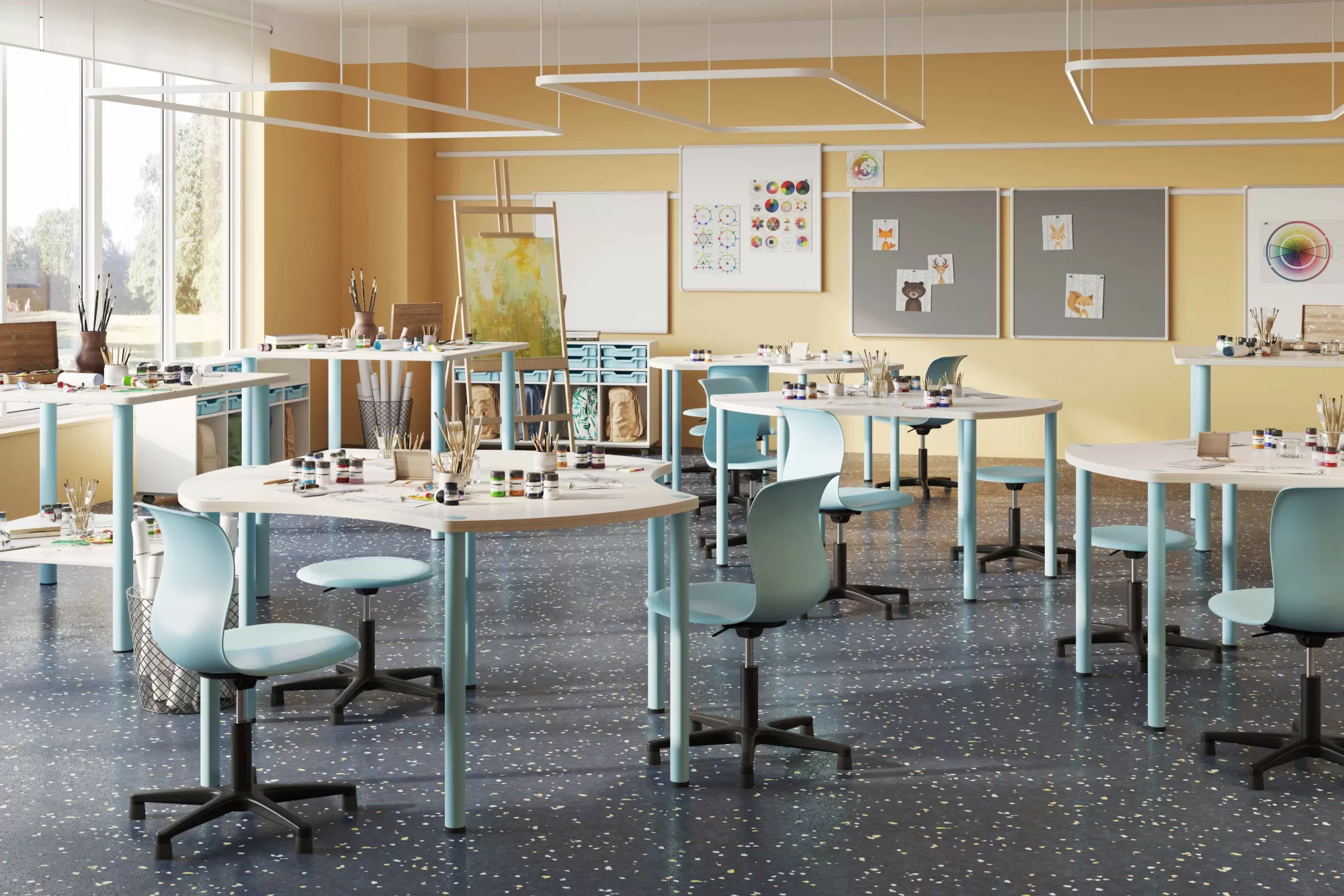 FLÖTOTTO - PRO STOOL – Drehhocker