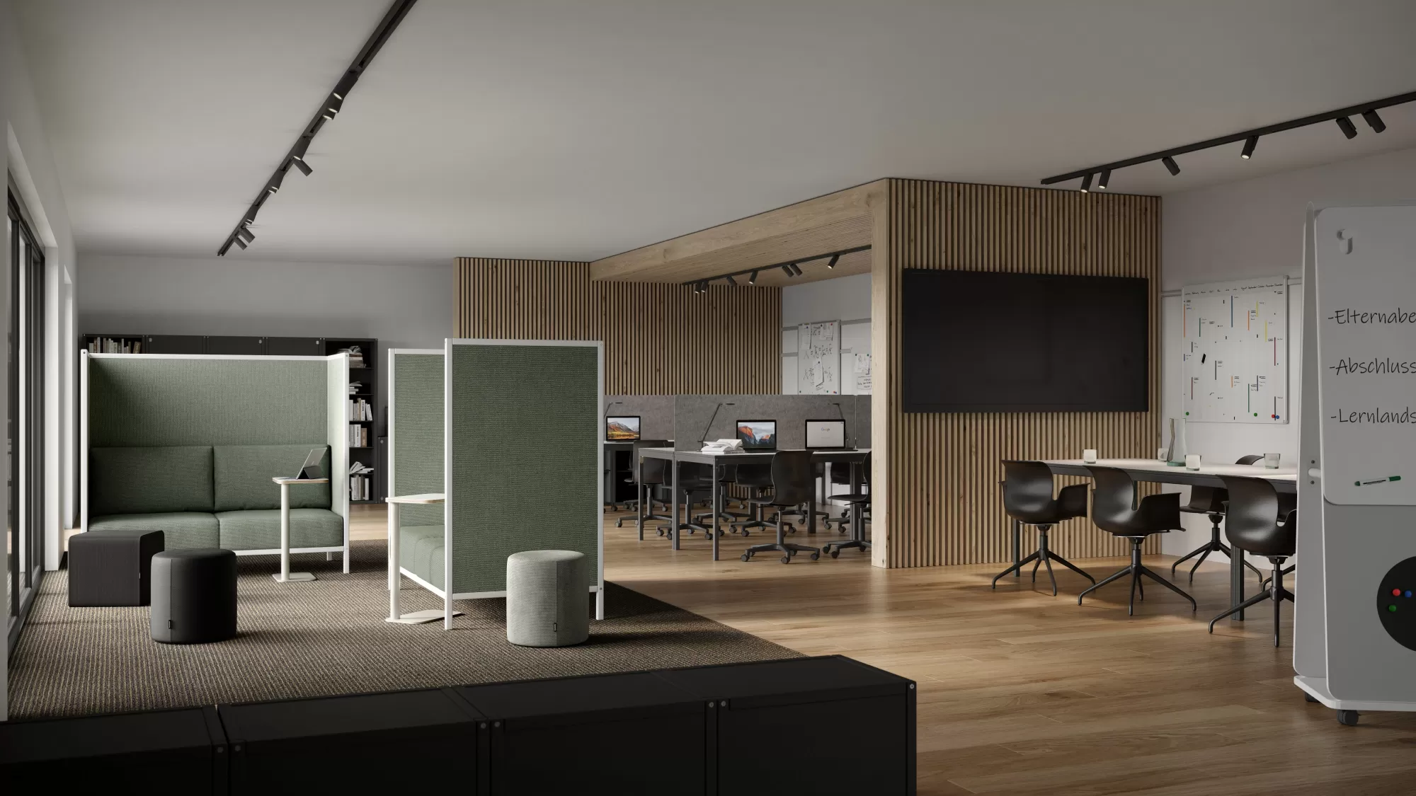 FLÖTOTTO - Profilsystem 2-Sitzer Sofa Hochlehne 