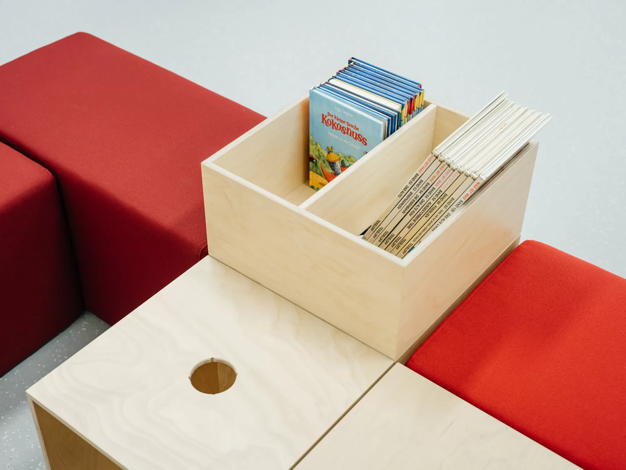 FLÖTOTTO - ACTIVE Aufsatzbox 200 - oben offen mit Trennsteg