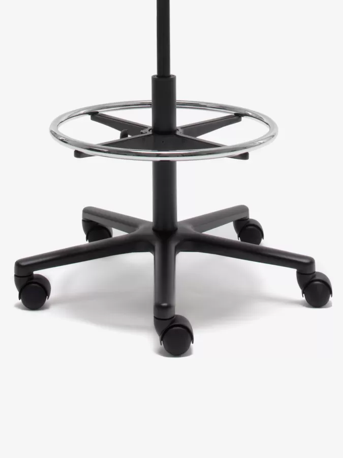FLÖTOTTO - PRO STOOL Drehhocker high – Counterhöhe mit Fußring