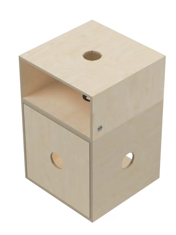 FLÖTOTTO - ACTIVE Aufsatzbox 200 - Öffnung front